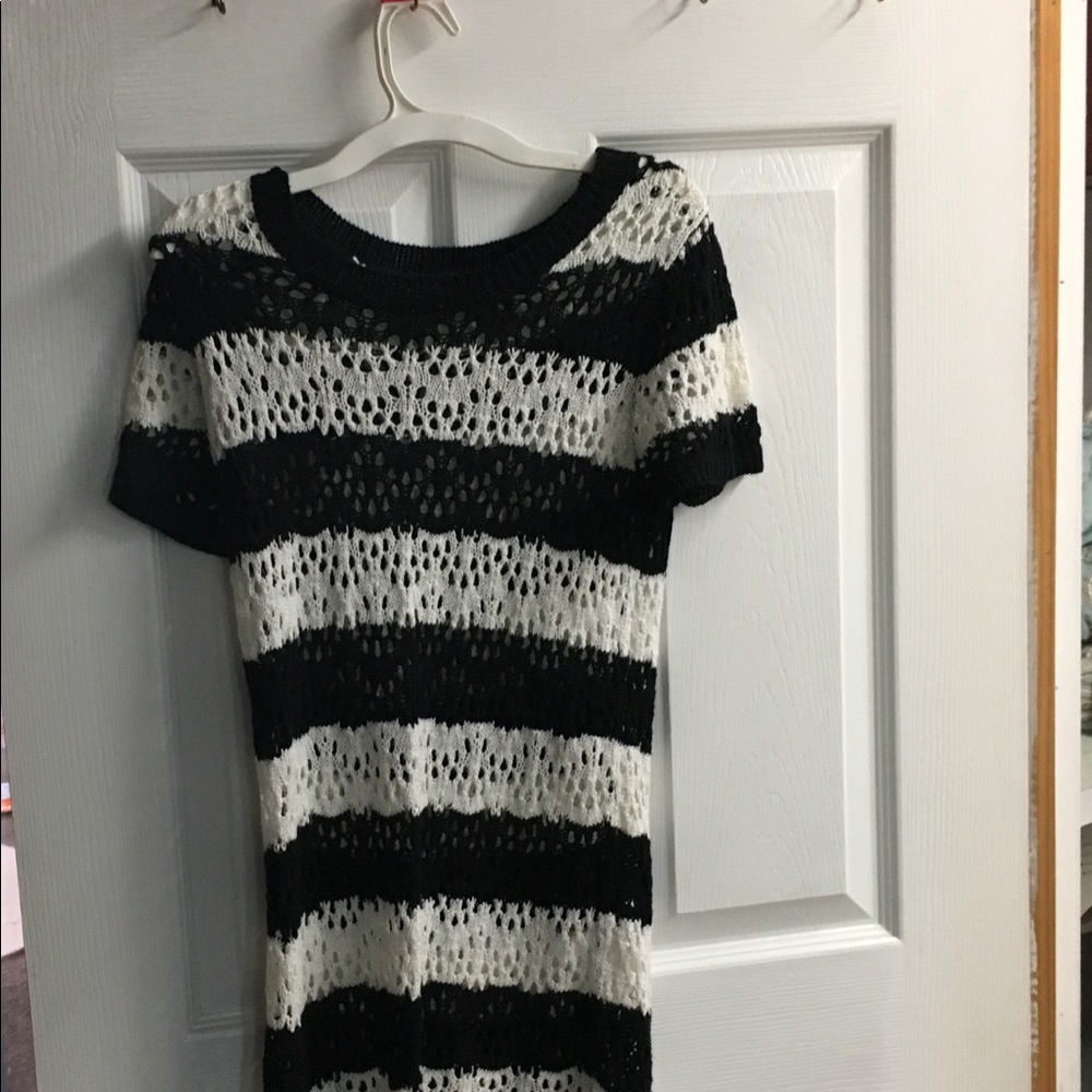 Cute long short sleeve sweater